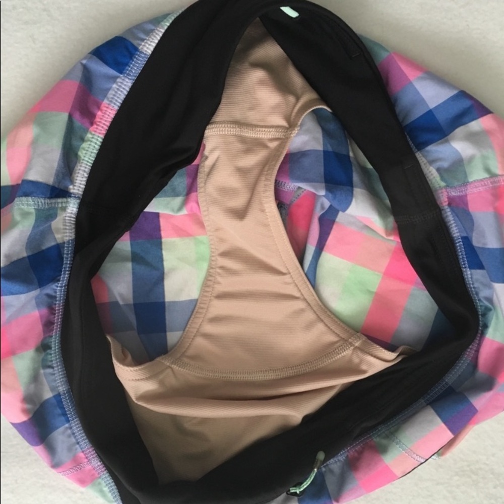 Lululemon size 8 multicolor neon shorts